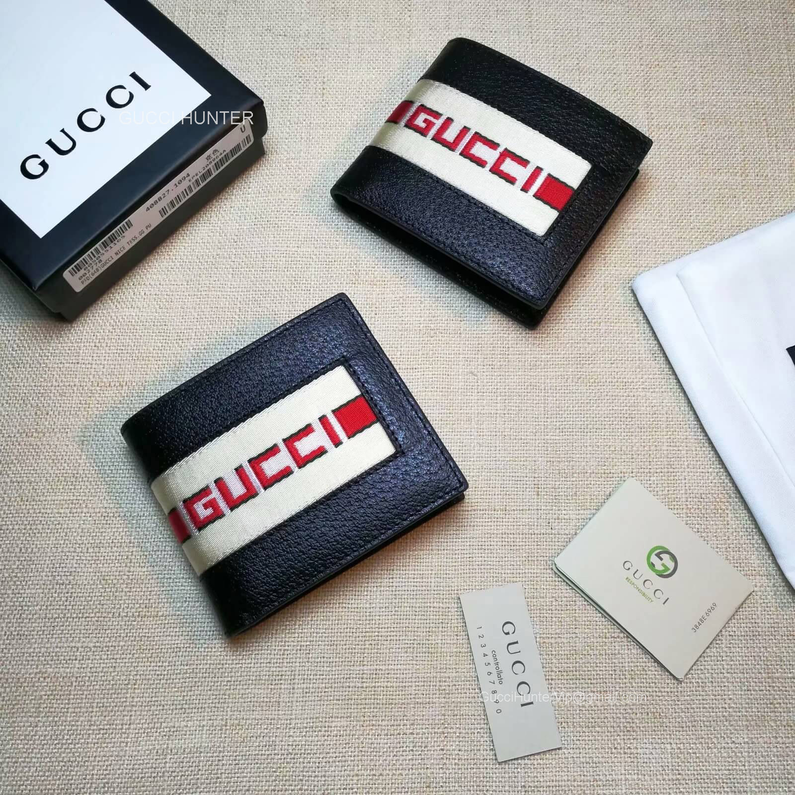 Gucci Web GG Supreme wallet 408827 211392