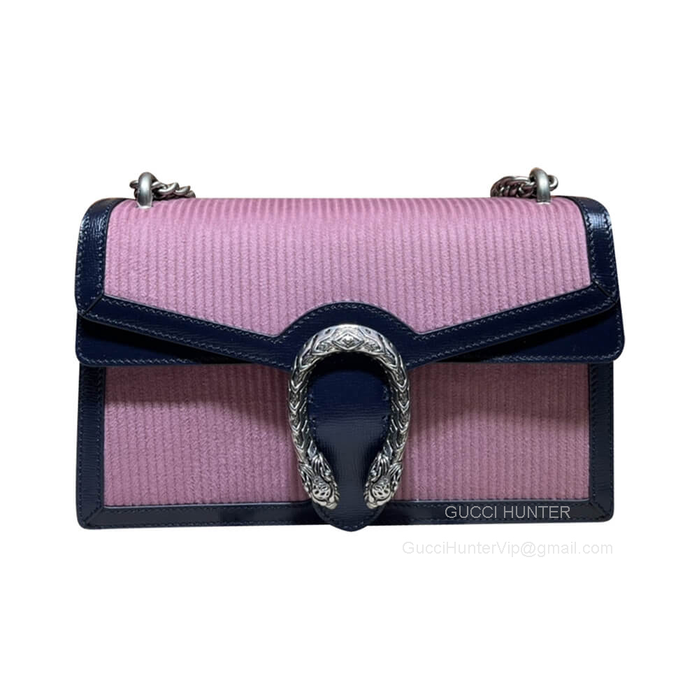 Gucci Shoulder Bag Gucci Dionysus Small Shoulder Bag in Purple Corduroy 400249